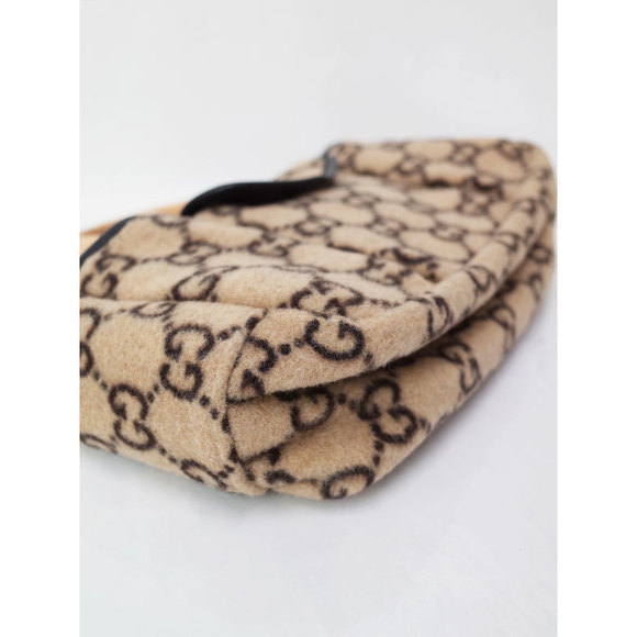 Gucci GG Wool Tote Bag Biege - Picture 7 of 9